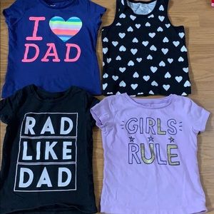 4 Carter’s tops size 3T